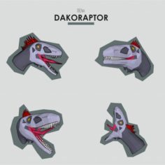 Dakoraptor						 Free 3D Model