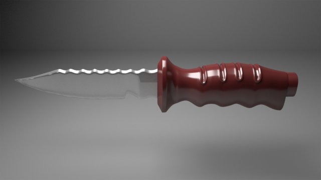 Knife 3D Model