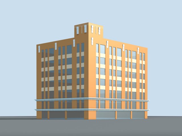 Urban planning – commercial buildings 237 3D Model