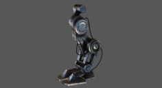 Sci fi robot leg 3D Model