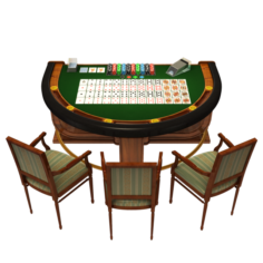 Casino Table 3D Model