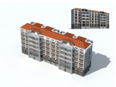 City construction – large real estate residences 357 3D Model