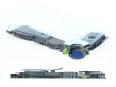 City – high-rise office 196 3D Model