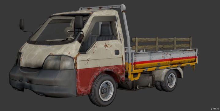 Bongo Truck 3D Model