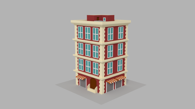 City building 3D Model