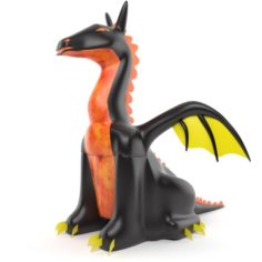 Inflatable dragon 3D Model