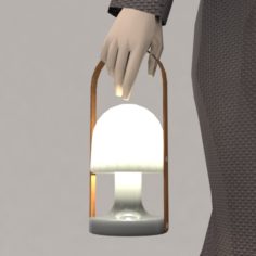 Follow Me Portable Lamp 3D Model