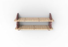 Repisa Doble 3D Model