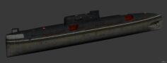 Juliett-class submarine 3D Model