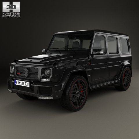 Mercedes-Benz G-Class G800 Brabus Widestar 2013 3D Model