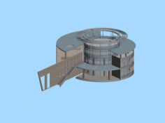 Urban architecture – school office villas 169 3D Model