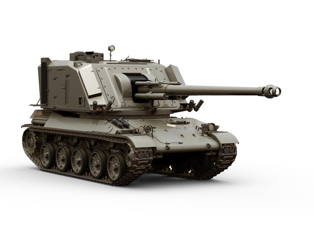 AMX-30 GCT-155 SpH 3D Model