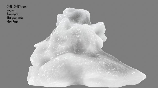 Ice 3D Model