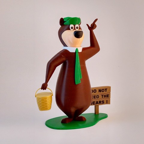 Yogi Bear 3D Print Model