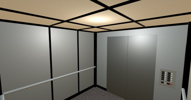 Simple Elevator Assets 3D Model