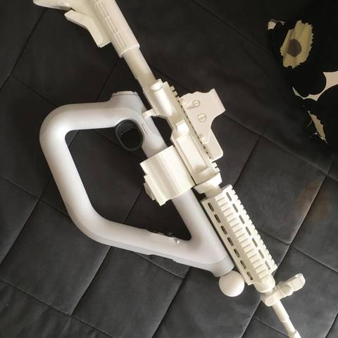 3D printed M4 mod for the PSVR Aim controller for game Arizona Sunshine Ps4. 3D Print Model