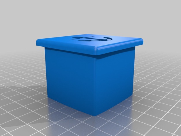 Post cap 2″x2″ 3D Print Model