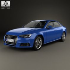 Audi A4 B9 sedan 2016 3D Model