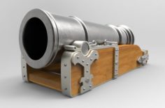 Bombard – artillery-type siege weapon of the XV-XVI centuries 3D Model