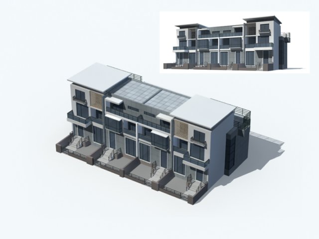 City – high-rise office 241 3D Model