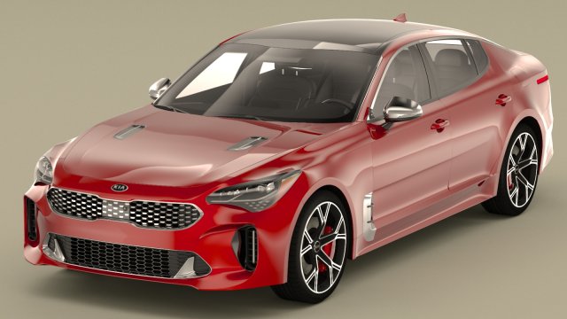 Kia Stinger 2018 3D Model