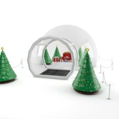 Inflatable Snow Globes 3D Model
