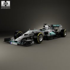 Mercedes-Benz F1 W06 Hybrid 2015 3D Model