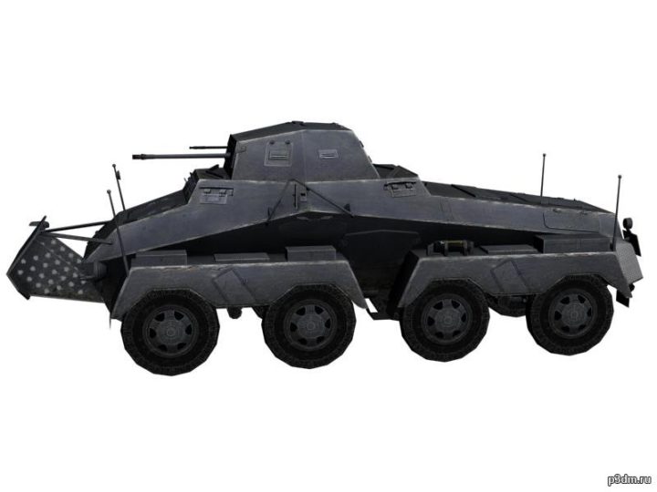 Sdkfz231(8-Rad) 3D Model