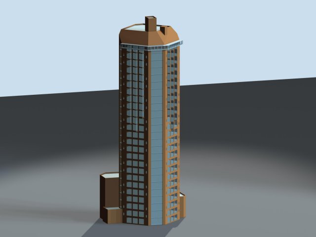 Urban planning – commercial buildings 239 3D Model