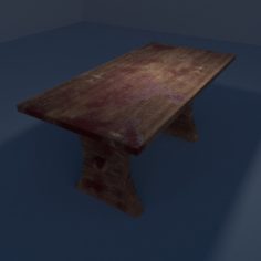 Bloody Table 3D Model
