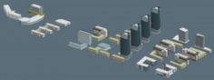 Urban planning – commercial buildings 118 3D Model
