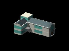 Urban architecture – school office villas 15 3D Model