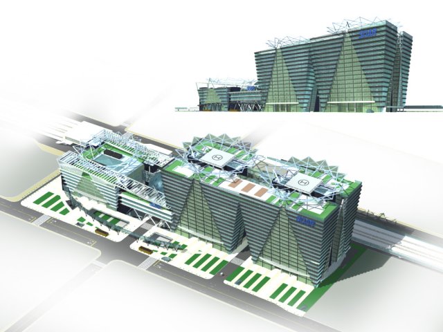 City – High – level office 157 3D Model