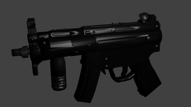 HecklerKoch MP5 3D Model