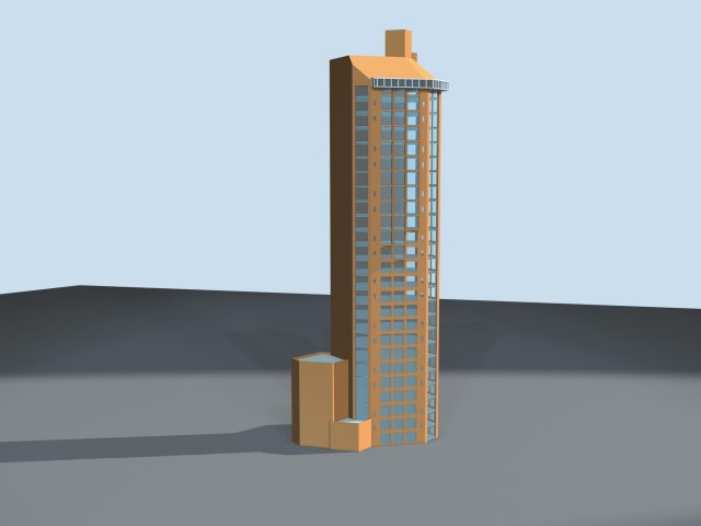 Urban planning – commercial buildings 238 3D Model