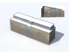 City – multi-storey commercial office building 25 3D Model