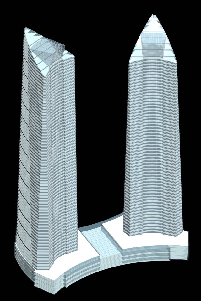 Urban planning – commercial buildings 115 3D Model