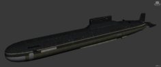 Typhoon-class submarine 3D Model