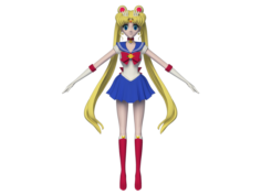 Sailor Moon 3D Model