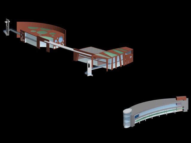 Urban planning – commercial buildings 157 3D Model