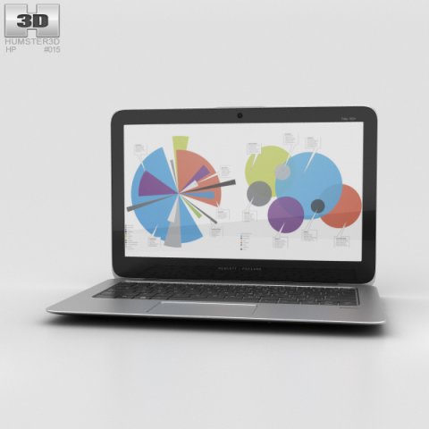 HP EliteBook Folio 1020 G1 3D Model