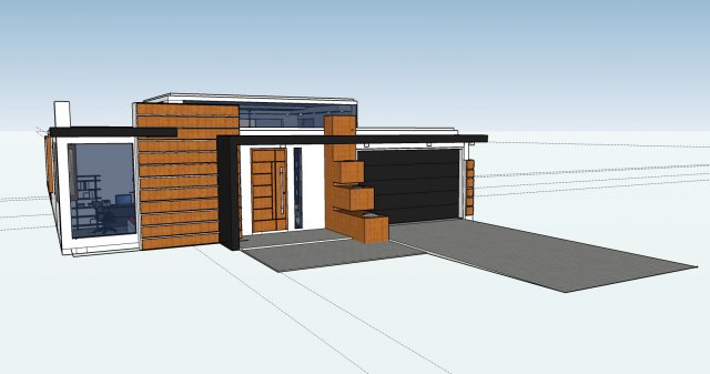 Modern House-Vila 3D Model