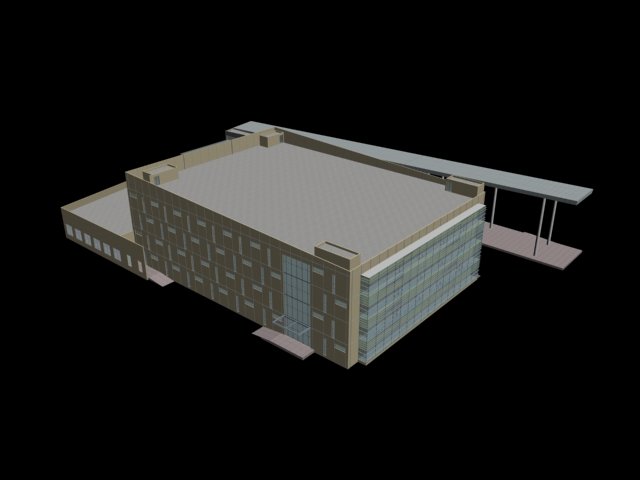 Urban planning – commercial buildings 86 3D Model