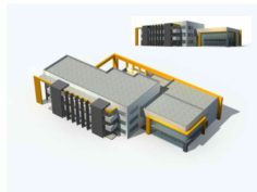 City – multi-storey commercial office building 11 3D Model
