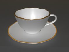 Cup and saucer 3D Model
