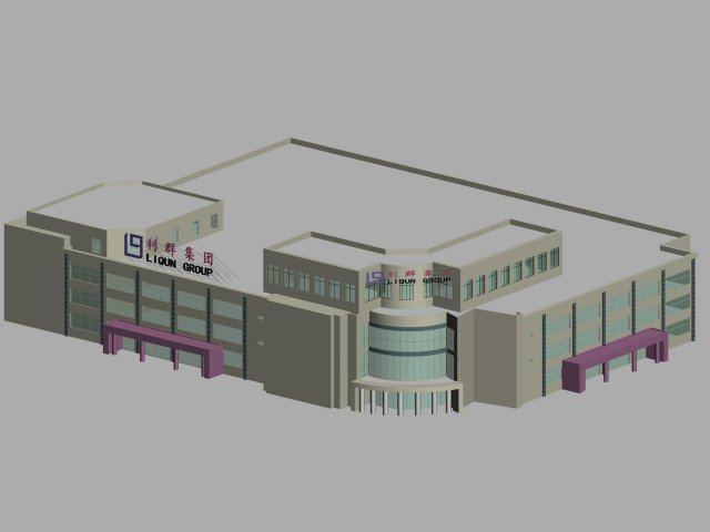 Urban planning – commercial buildings 24 3D Model