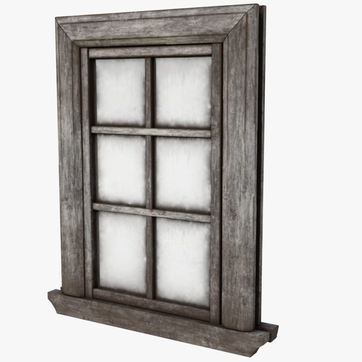 Old Window 06 3D Model