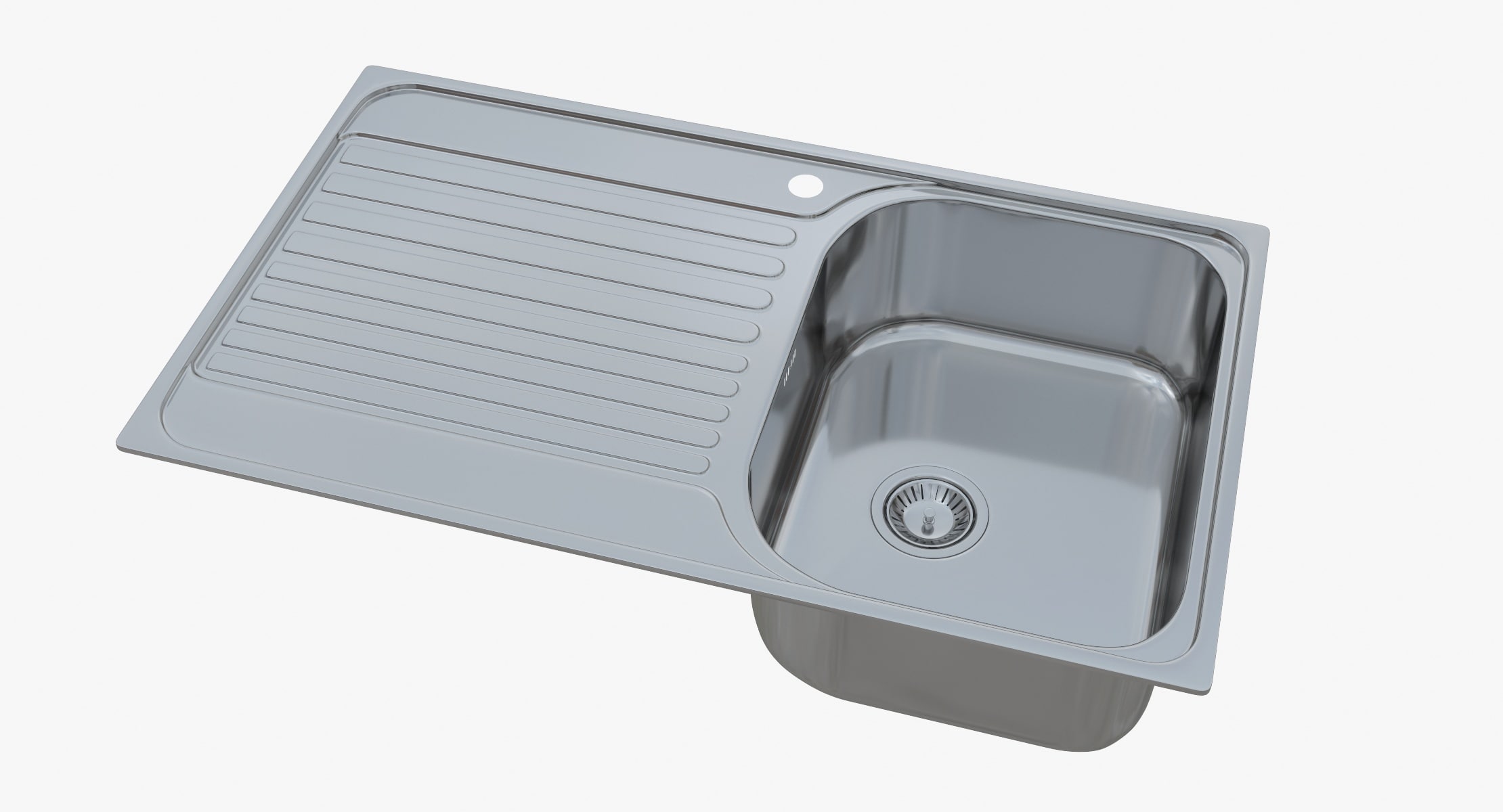 Sink Blanco Tipo 45 S 3D Model