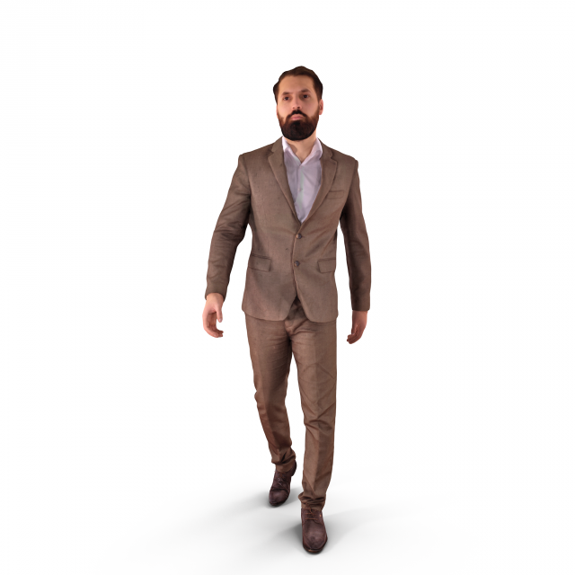 Business Man 3D Model