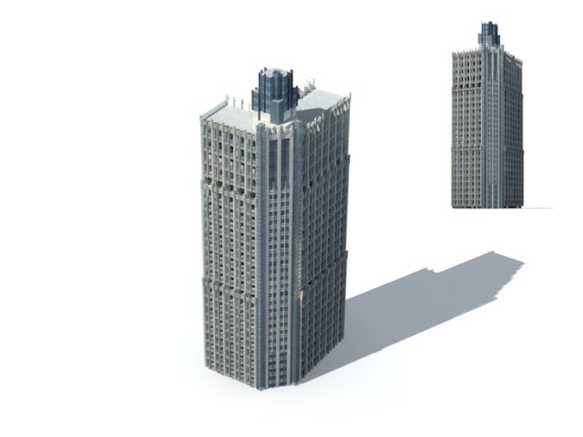 City – high-rise office 51 3D Model